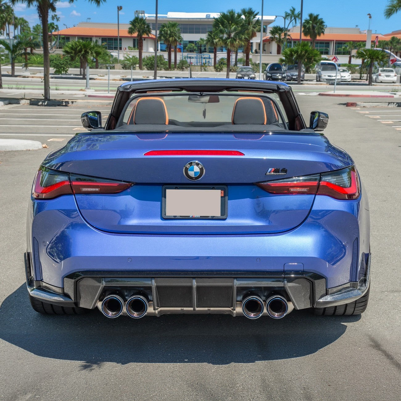 2021-Up BMW G82 G83 M4 M-Performance Rear Apron Lip Splitter