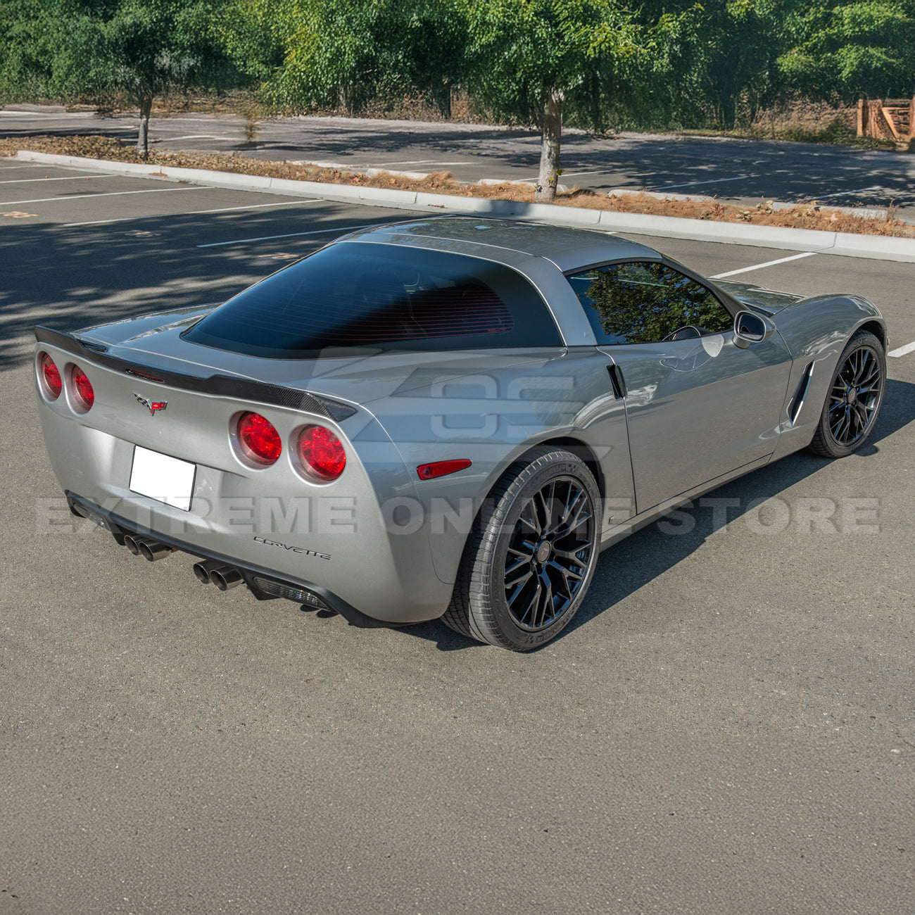 Corvette C6 ZR1 Extended Rear Trunk Spoiler