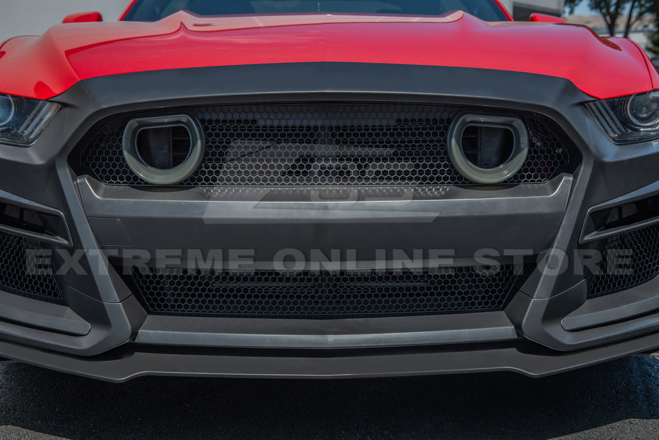 2015-17 Ford Mustang GT500 Conversion Front Bumper Kit (W/LED Grille)