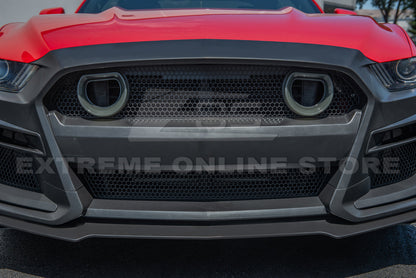 2015-17 Ford Mustang GT500 Conversion Front Bumper Kit (W/LED Grille)