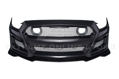 2015-17 Ford Mustang GT500 Conversion Front Bumper Kit (W/LED Grille)