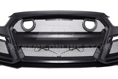 2015-17 Ford Mustang GT500 Conversion Front Bumper Kit (W/LED Grille)