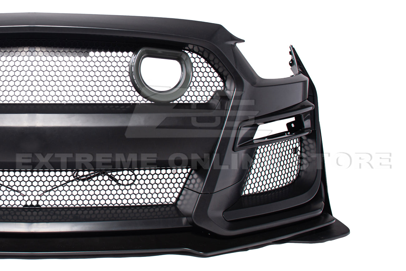 2015-17 Ford Mustang GT500 Conversion Front Bumper Kit (W/LED Grille)