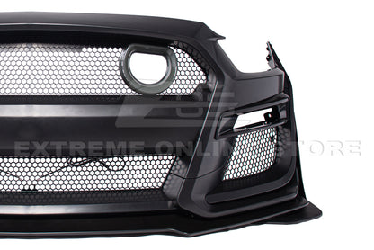 2015-17 Ford Mustang GT500 Conversion Front Bumper Kit (W/LED Grille)