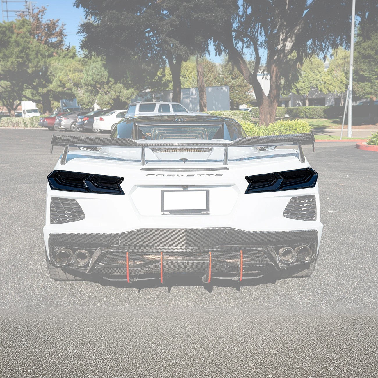 Corvette C8 Tinted Rear Light Cover