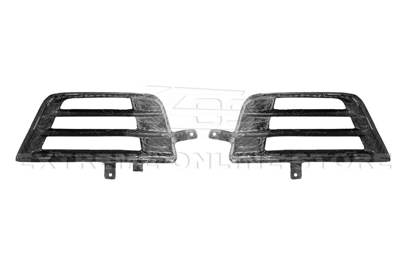 2016-19 Cadillac ATS-V Dry Carbon Fiber Front Grille Accent Bezel Insert