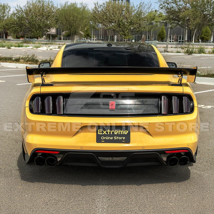 2015-23 Ford Mustang GT500 Track Pack Style DRY CARBON FIBER Rear Spoiler High Wing