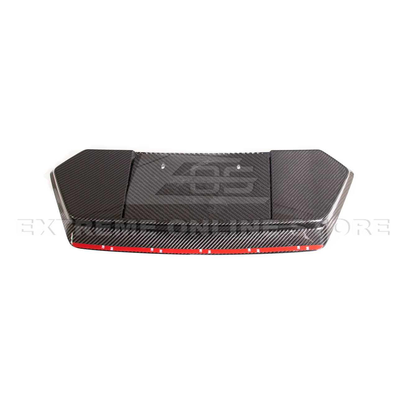 Corvette C8 DRY CARBON FIBER License Plate Backing
