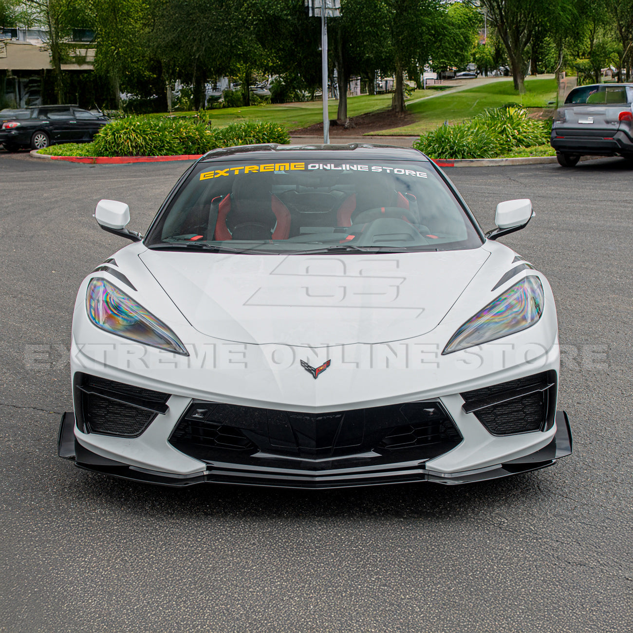 Corvette C8 Stingray DRY CARBON FIBER Front Splitter [Z06 / Z07 Conversion Package]