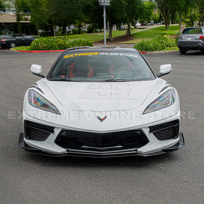 Corvette C8 Stingray DRY CARBON FIBER Front Splitter [Z06 / Z07 Conversion Package]