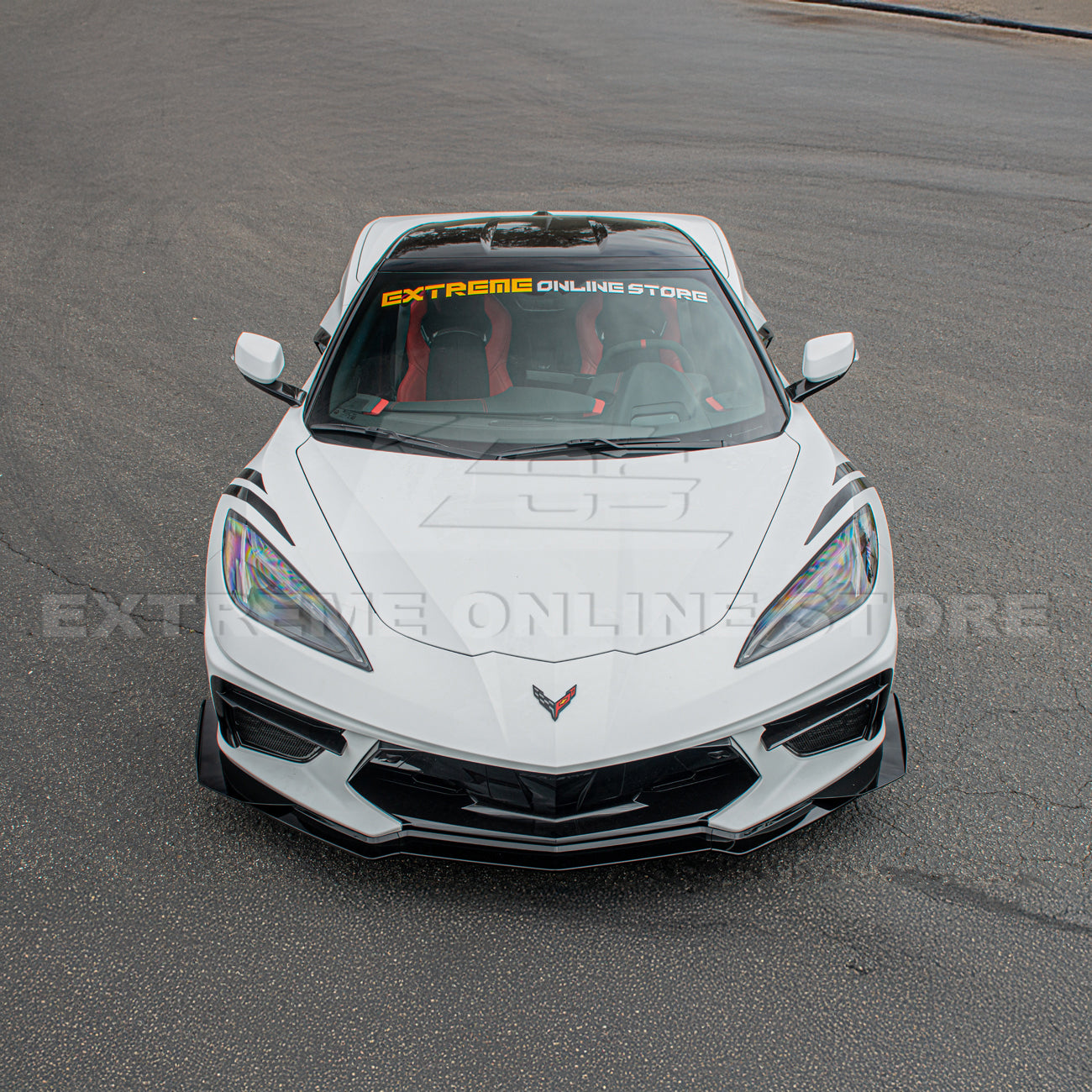 Corvette C8 Stingray DRY CARBON FIBER Front Splitter [Z06 / Z07 Conversion Package]