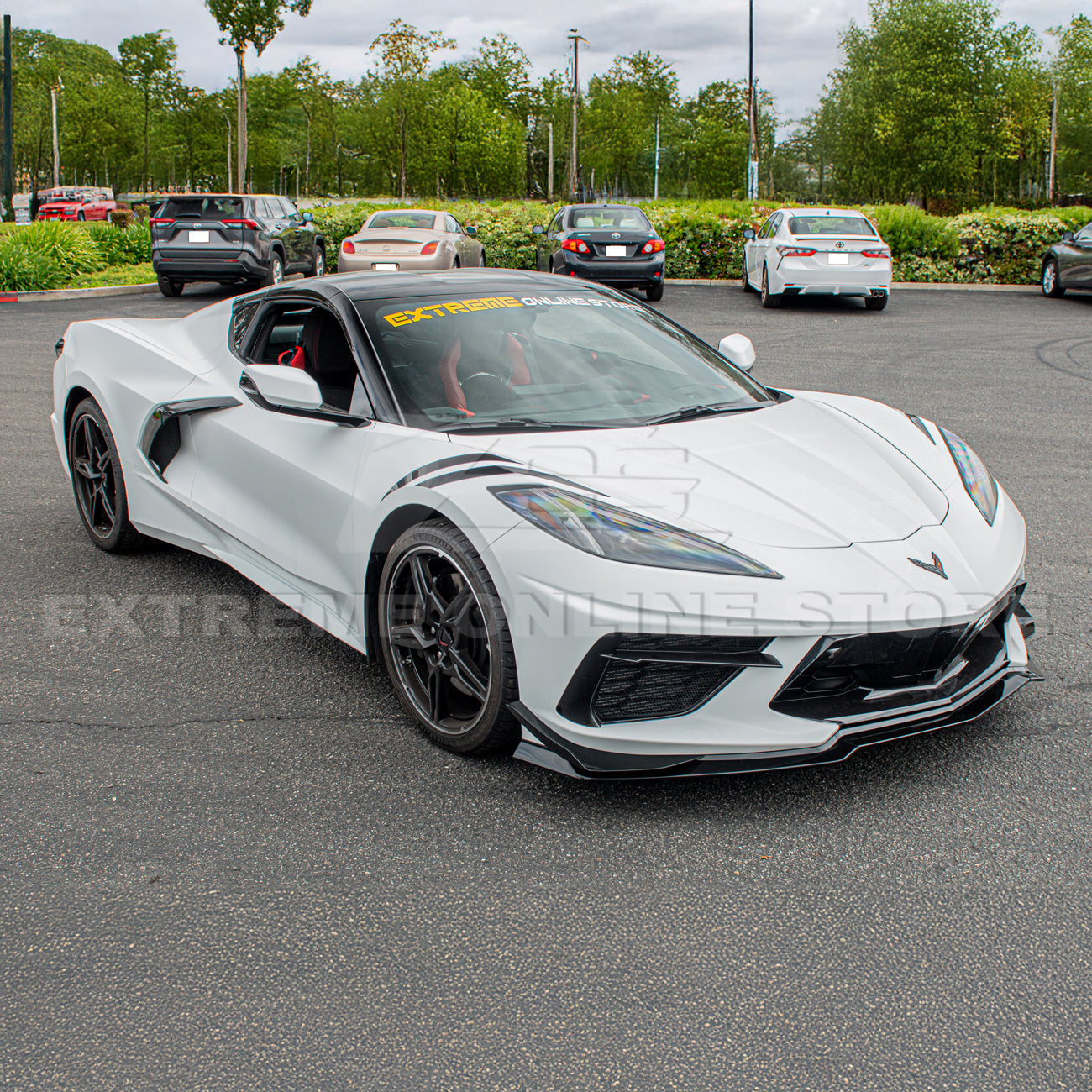 Corvette C8 Stingray DRY CARBON FIBER Front Splitter [Z06 / Z07 Conversion Package]