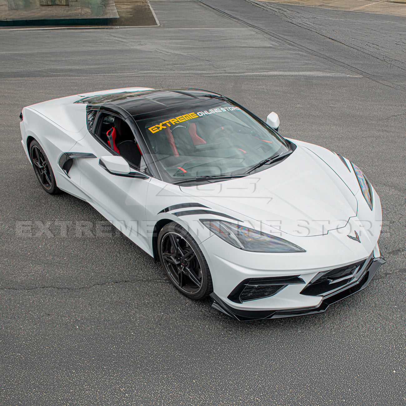 Corvette C8 Stingray DRY CARBON FIBER Front Splitter [Z06 / Z07 Conversion Package]