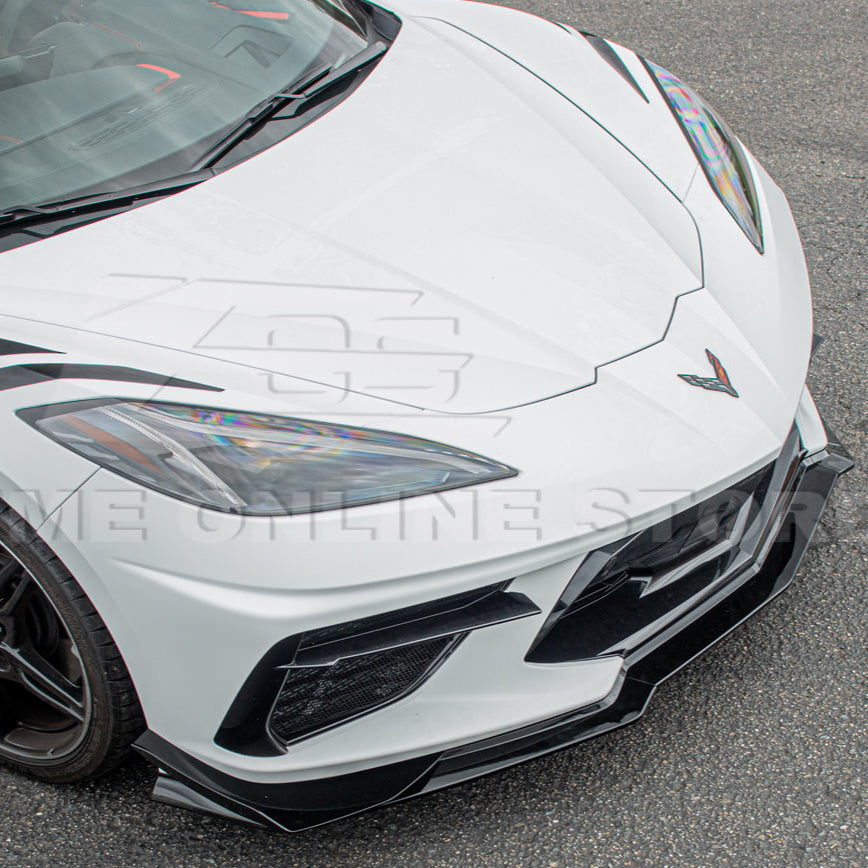 Corvette C8 Stingray DRY CARBON FIBER Front Splitter [Z06 / Z07 Conversion Package]