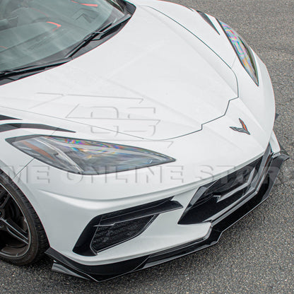 Corvette C8 Stingray DRY CARBON FIBER Front Splitter [Z06 / Z07 Conversion Package]