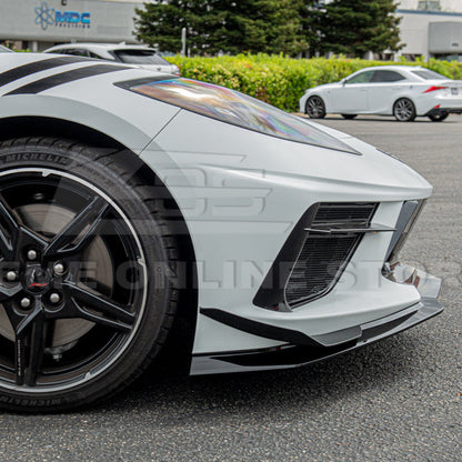 Corvette C8 Stingray DRY CARBON FIBER Front Splitter [Z06 / Z07 Conversion Package]