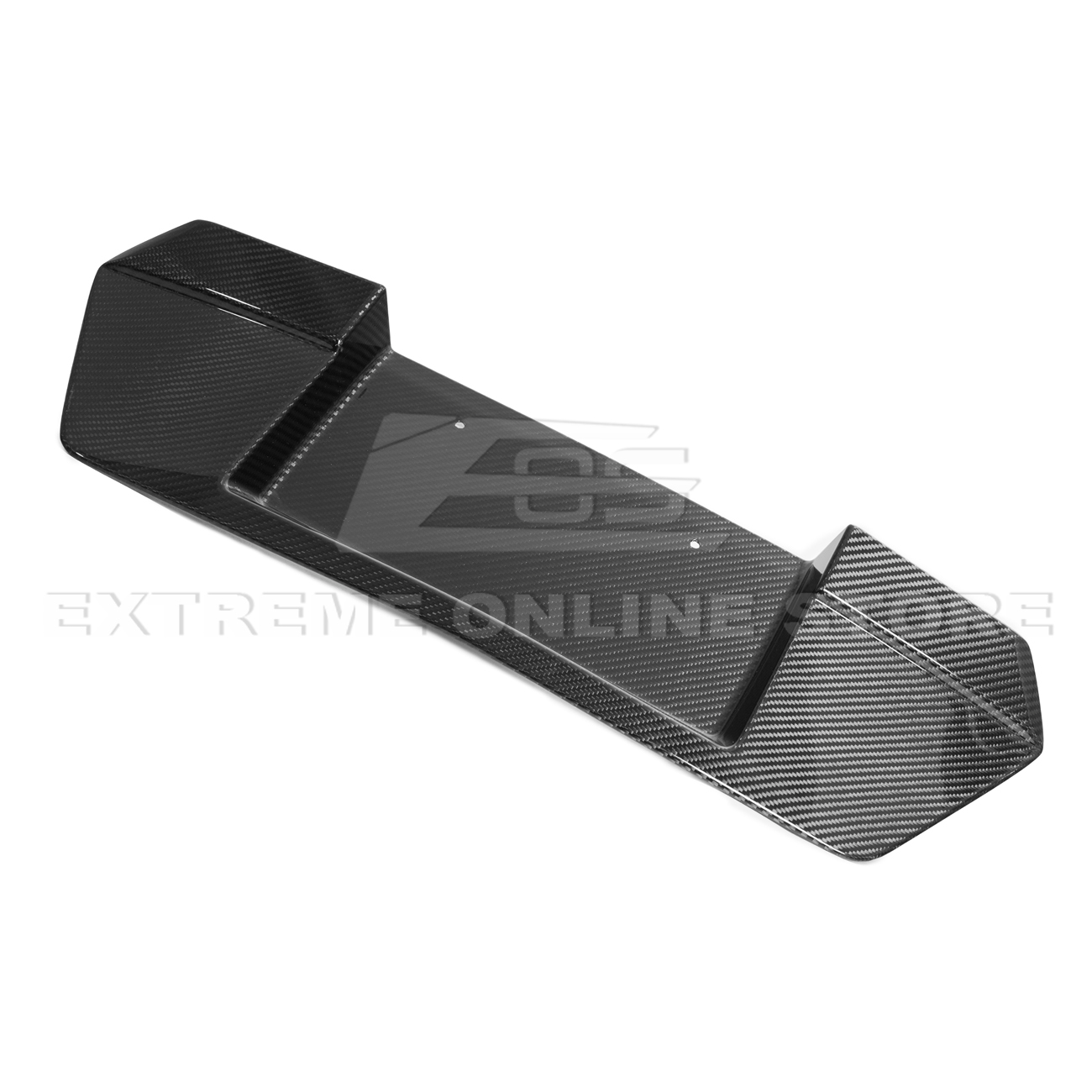 Corvette C8 DRY CARBON FIBER License Plate Backing
