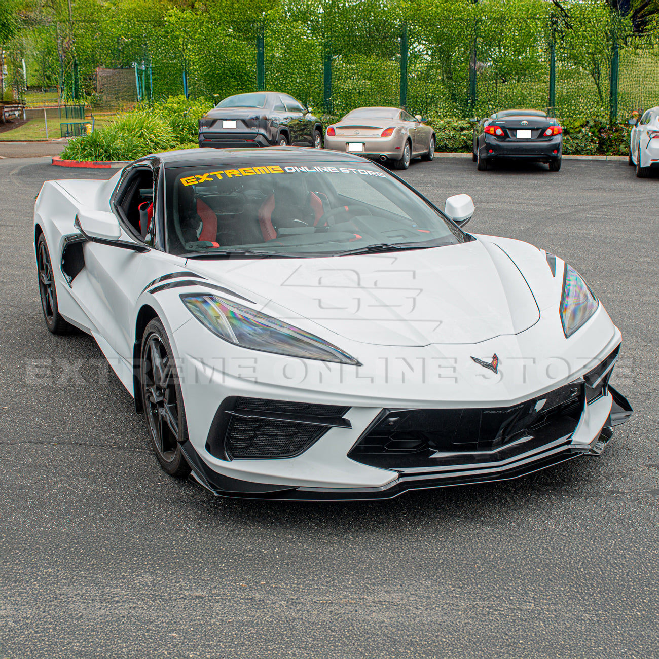 Corvette C8 Stingray DRY CARBON FIBER Front Splitter [Z06 / Z07 Conversion Package]