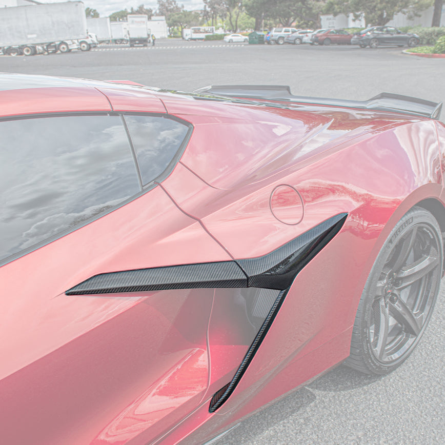 Chevrolet Corvette C8 Z06 DRY CARBON FIBER Side Door Garnish
