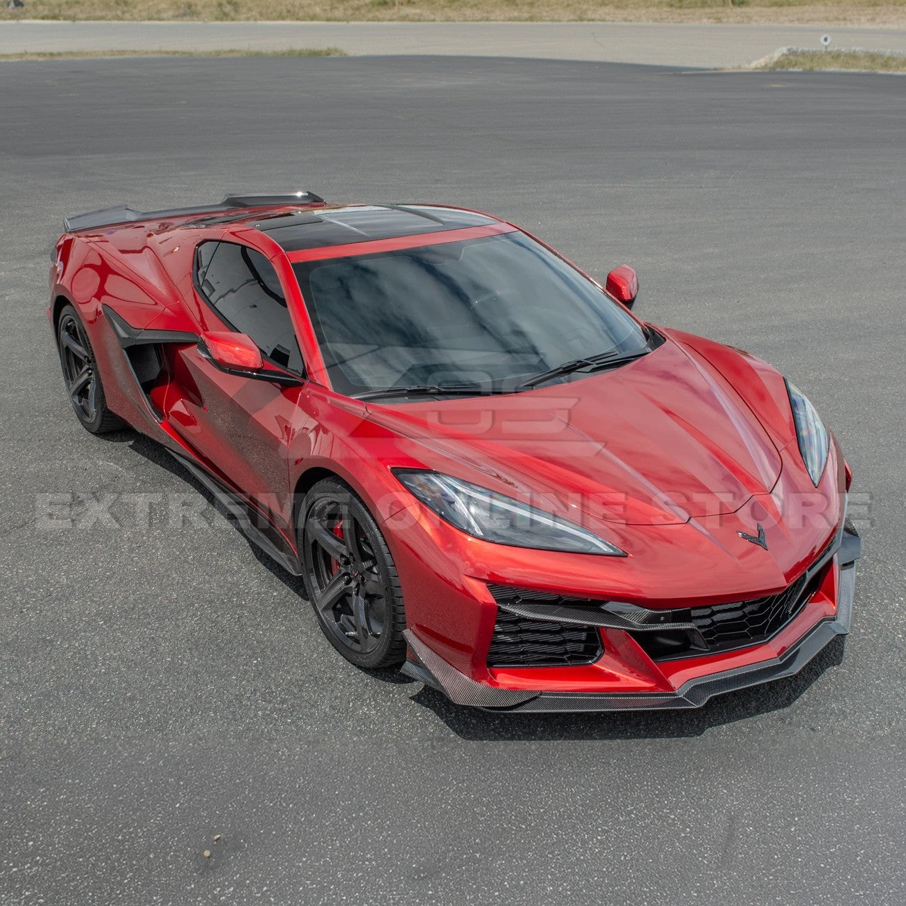 Chevrolet Corvette C8 Z06 DRY CARBON FIBER Front Grille Insert