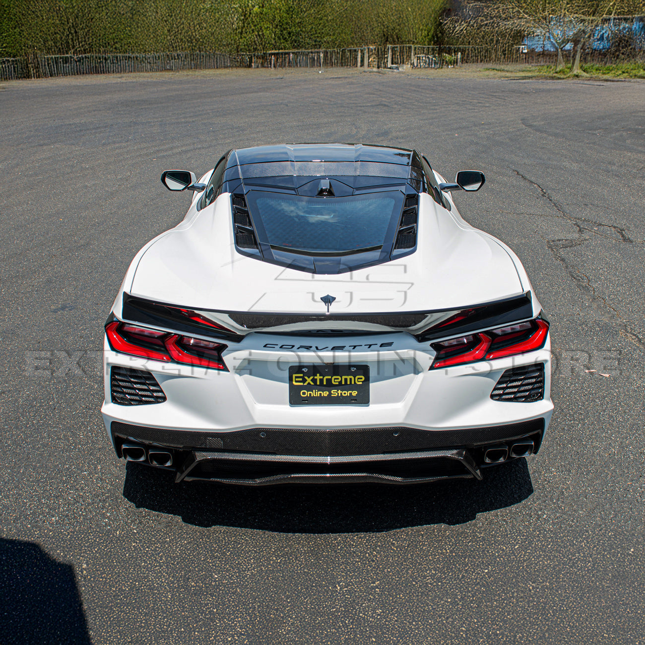 Ducktail Corvette C8 Stingray Rear Spoiler