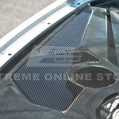 Corvette C8 Engine Bay DRY CARBON FIBER Panel Accent Covers
