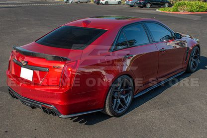 2016-19 Cadillac CTS-V Carbon Fiber Rear Valance Diffuser Lip Cover