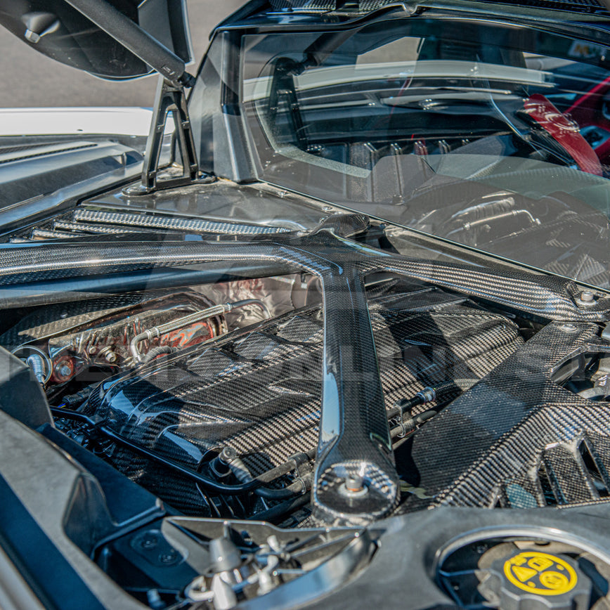 Chevrolet Corvette C8 DRY CARBON FIBER X-Brace