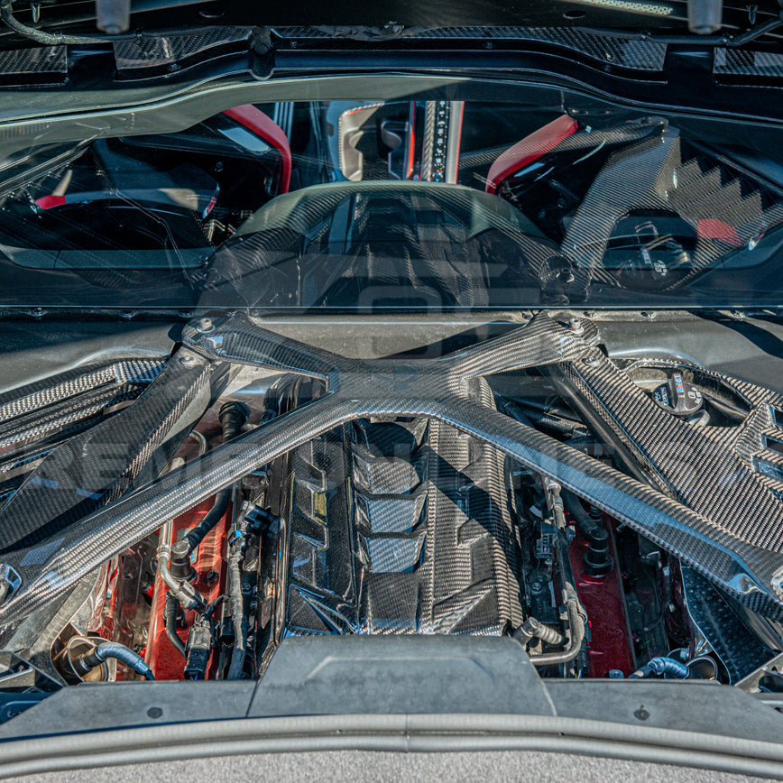 Chevrolet Corvette C8 DRY CARBON FIBER X-Brace