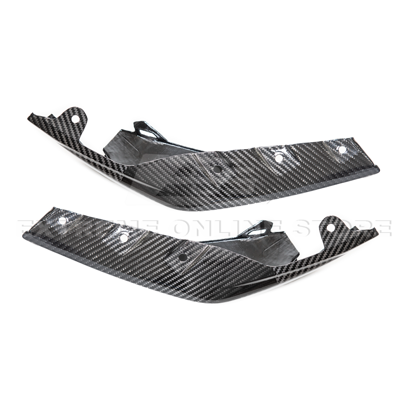 21-Up BMW G82 G83 M4 Carbon Fiber Front Side Splitter