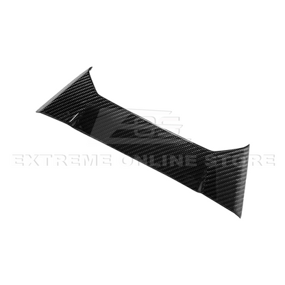 Corvette C8 DRY CARBON FIBER Upper Waterfall Speaker Cover