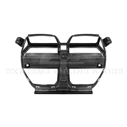 2021-Up BMW G80 M3 | G82 G83 M4 ACC | CSL Style Carbon Fiber Front Kidney Grille