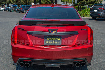 2016-19 Cadillac CTS-V DRY Carbon Fiber Rear Deck Lid Center Applique Trunk Insert