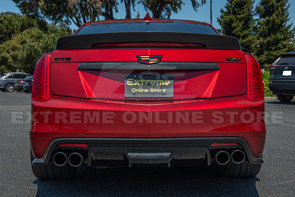 2016-19 Cadillac CTS-V DRY Carbon Fiber Rear Deck Lid Center Applique Trunk Insert