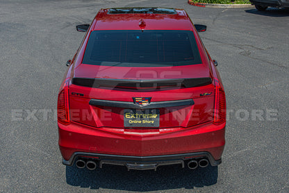 2016-19 Cadillac CTS-V DRY Carbon Fiber Rear Deck Lid Center Applique Trunk Insert