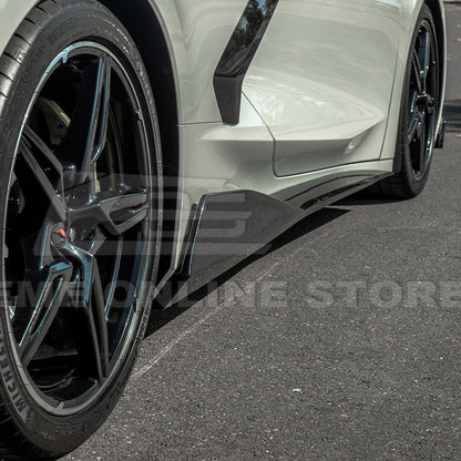 Chevrolet Corvette C8 DRY CARBON FIBER 5VM Side Skirts