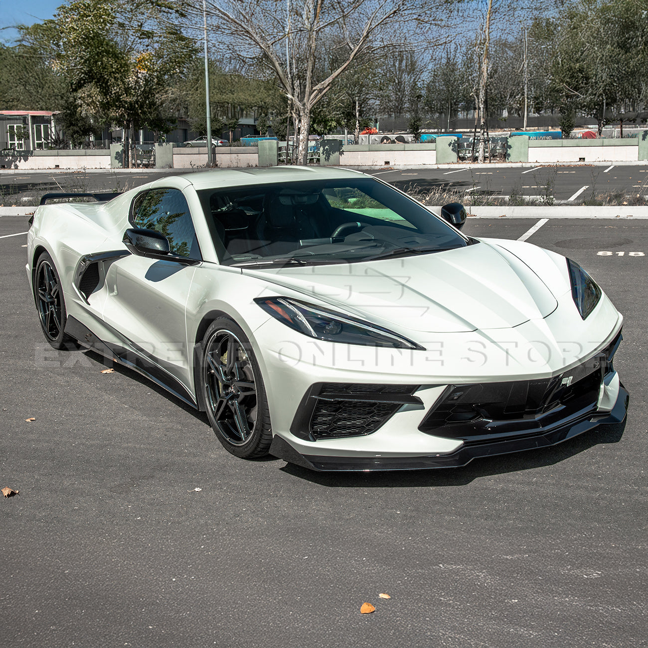 Chevrolet Corvette C8 DRY CARBON FIBER 5VM Side Skirts