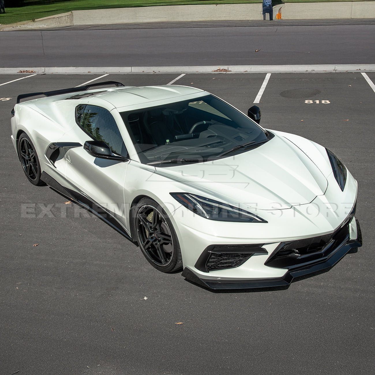 Chevrolet Corvette C8 DRY CARBON FIBER 5VM Side Skirts