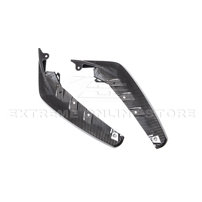 21-Up BMW G82 G83 M4 Carbon Fiber Extended Front Side Splitter