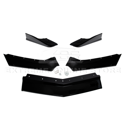 Corvette C8 Stingray Front Splitter [5-Piece Extended Version]