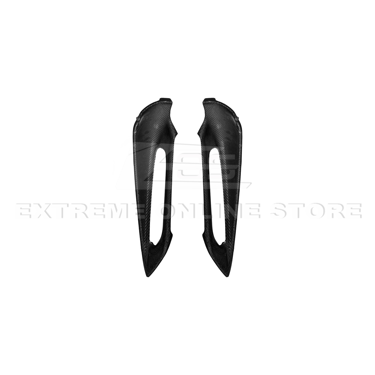 Corvette C8 DRY CARBON FIBER Window Switch Trim & Pillar Panel Cover