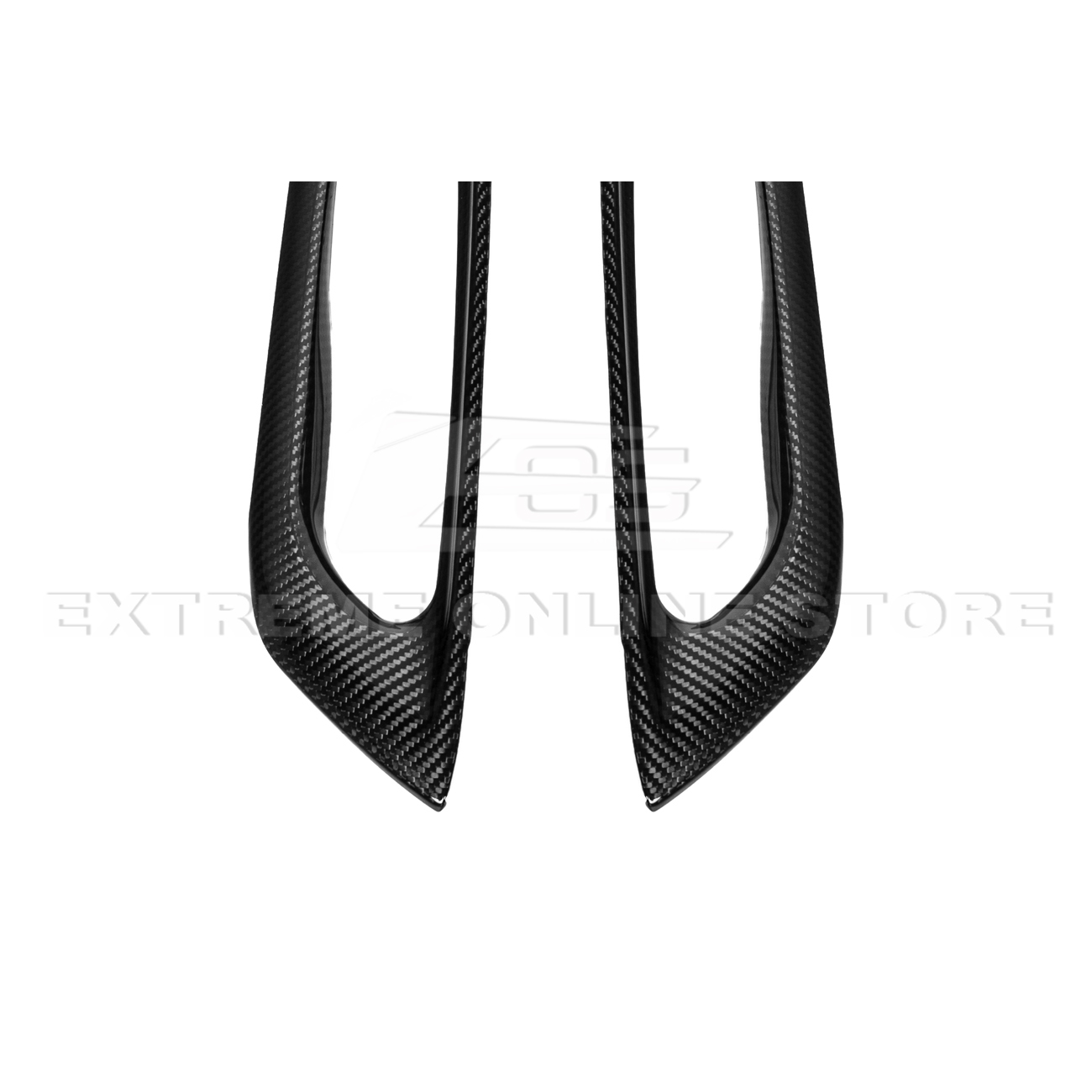Corvette C8 DRY CARBON FIBER Window Switch Trim & Pillar Panel Cover