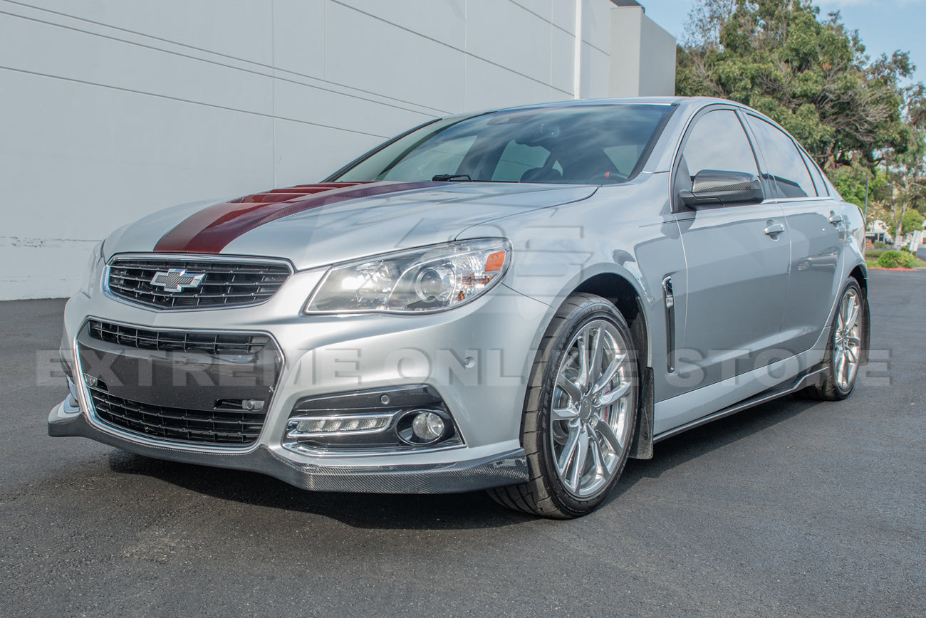2013-15 Chevrolet SS Carbon Fiber Front Lip Splitter Side Skirts & Rear Spoiler