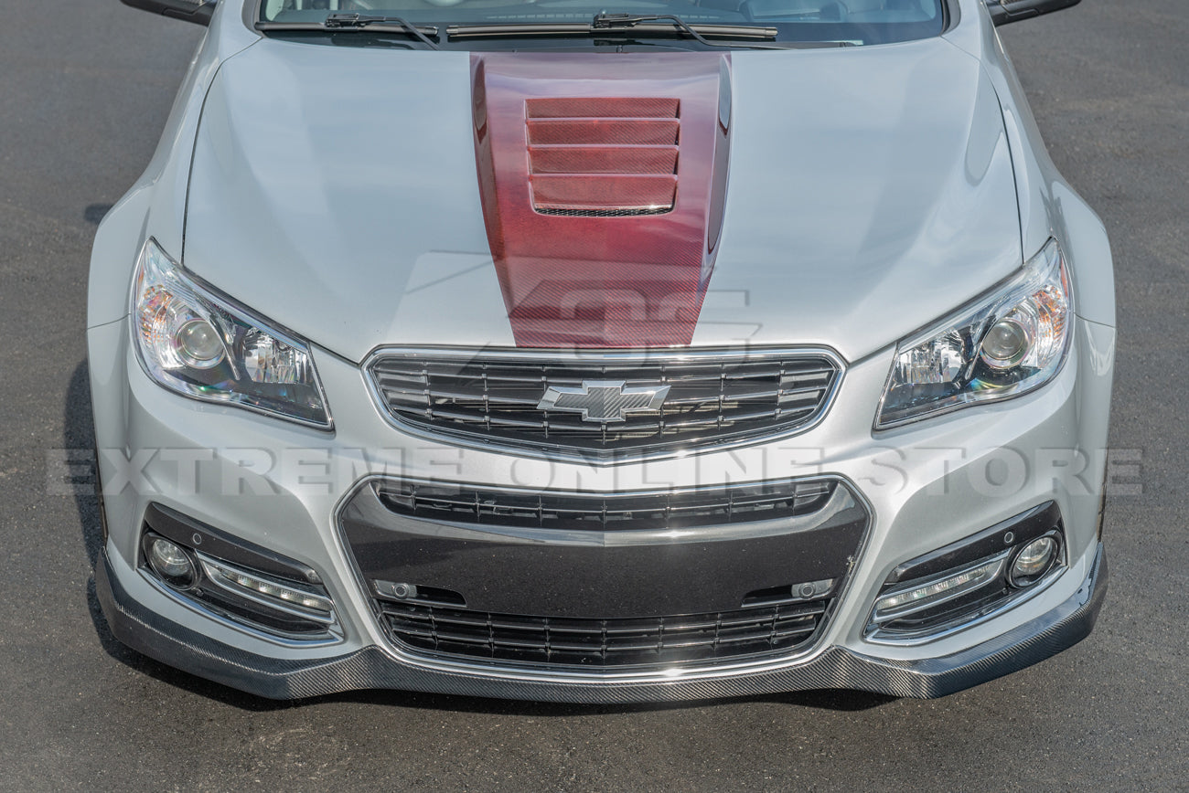 2013-15 Chevrolet SS Carbon Fiber Front Bumper Lip Splitter & Side Skirts