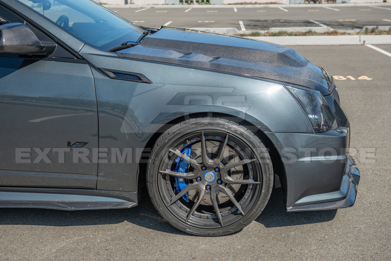 2009-15 Cadillac CTS-V Carbon Fiber Front Bumper Hood