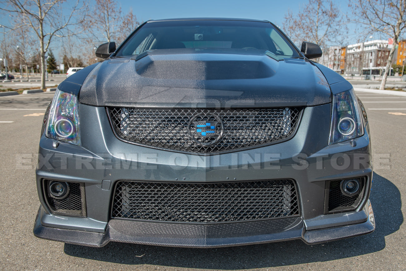 2009-15 Cadillac CTS-V Carbon Fiber Front Bumper Hood