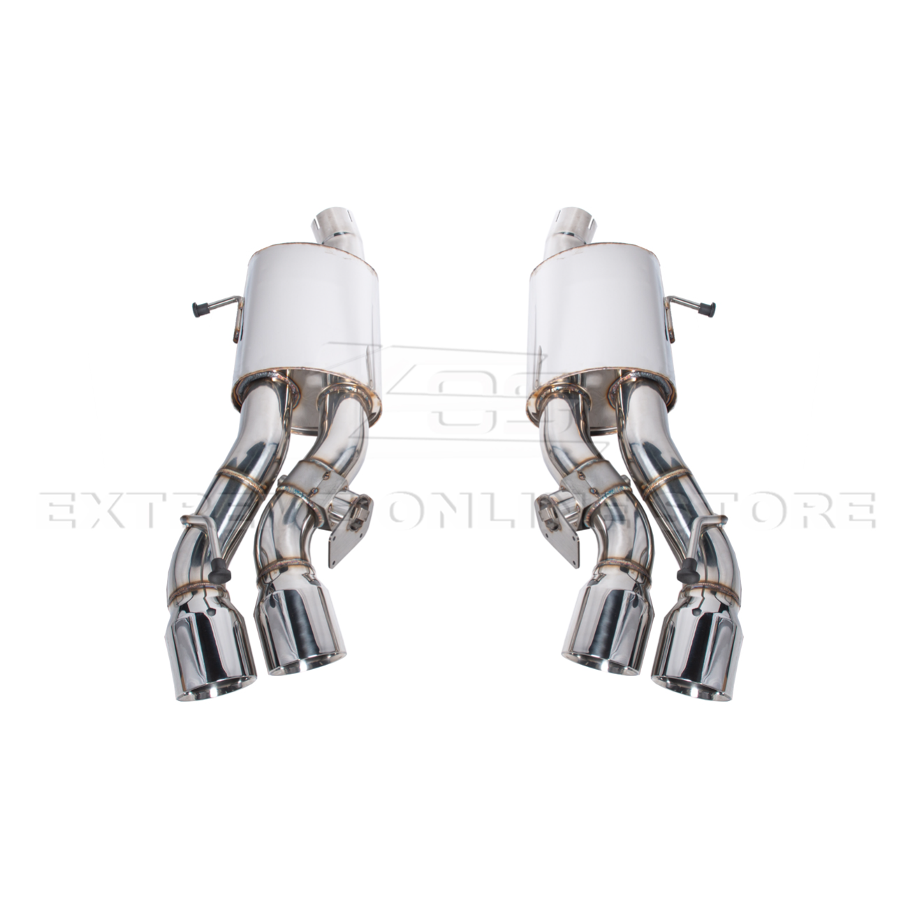 2016-2019 Cadillac CTS-V Muffler Resonated Cat Back Exhaust