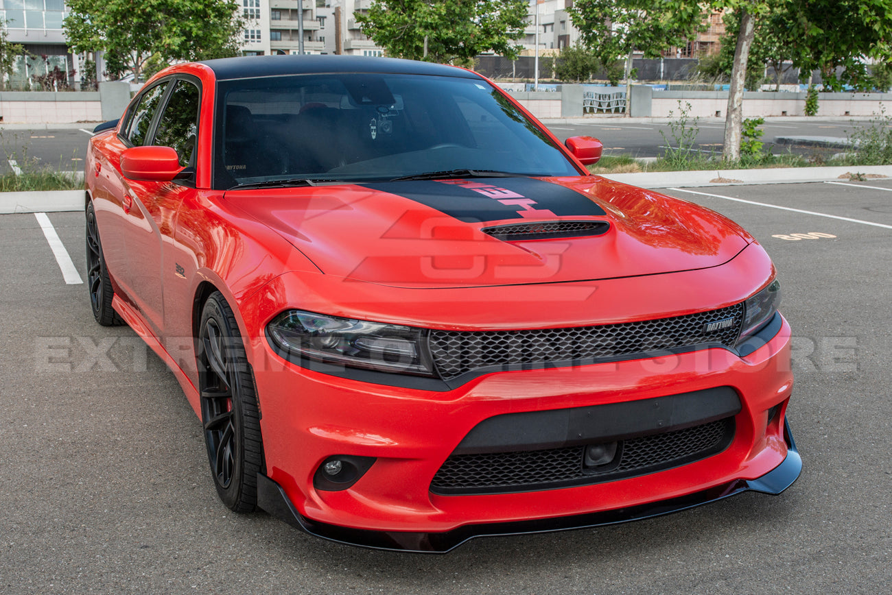 2015-Up Dodge Charger SRT Performance Front Splitter & Rocker Panel