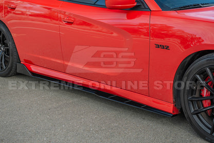 2015-Up Dodge Charger SRT Performance Front Splitter & Rocker Panel