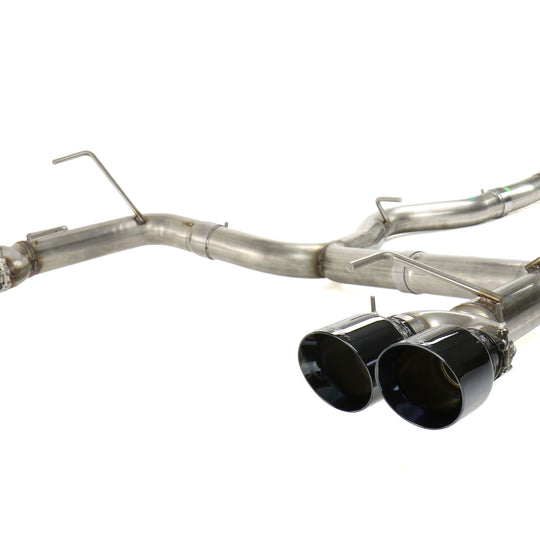 AWE Track Edition Cat-Back Exhaust (Diamond Black Tips) - 2011-2021 Subaru WRX / STI Sedan